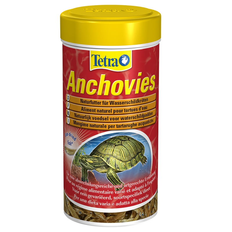 Tetra Anchovies 250ml - food with anchovies for aquatic turtles